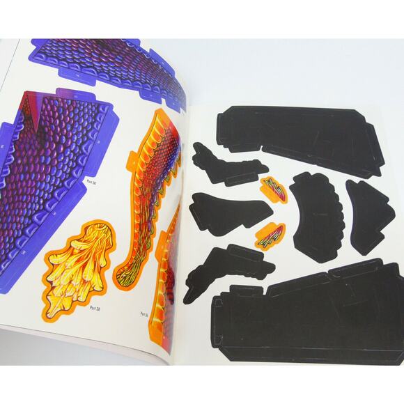 NEW Press Out & Build MODEL 23" DRAGON OF LEGENDS Card Slot Puzzle Facts Book! - Picture 3 of 6